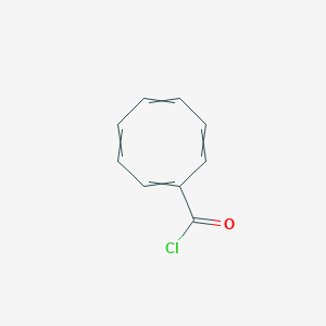 molecular formula C9H7ClO B12533097 Cycloocta-1,3,5,7-tetraene-1-carbonyl chloride CAS No. 663618-22-2