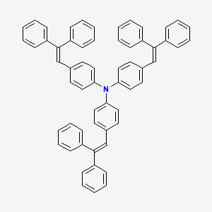 molecular formula C60H45N B12533139 Tris(4-(2,2-diphenylvinyl)phenyl)amine 