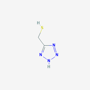 molecular formula C2H4N4S B1253316 5-Mercaptomethyltetrazole 