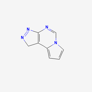 molecular formula C8H6N4 B12533308 1H-Pyrazolo[4,3-E]pyrrolo[1,2-C]pyrimidine CAS No. 749901-36-8