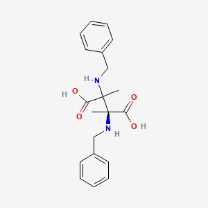 molecular formula C20H24N2O4 B12533372 N-Benzyl-3-(benzylamino)-2,3-dimethyl-L-aspartic acid CAS No. 849099-18-9