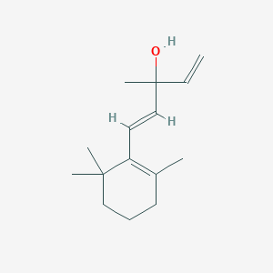 molecular formula C15H24O B125334 3-Methyl-1-(2,6,6-trimethylcyclohex-1-en-1-yl)penta-1,4-dien-3-ol CAS No. 59057-30-6