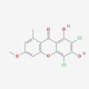 molecular formula C15H10Cl2O5 B1253343 Thiophaninic acid 