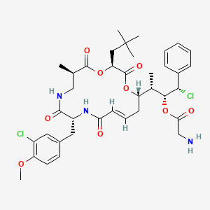 molecular formula C38H49Cl2N3O9 B1253346 Cryptophycin-309 