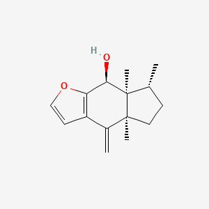 molecular formula C15H20O2 B1253357 Dehydropinguisenol 