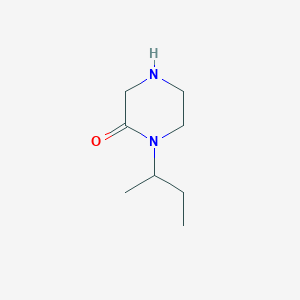 molecular formula C8H16N2O B12533576 1-(Butan-2-yl)piperazin-2-one CAS No. 841274-02-0