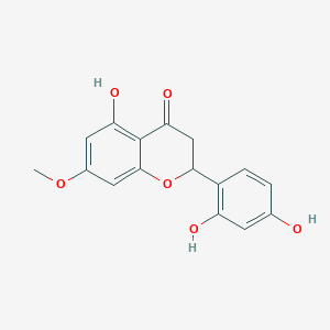 molecular formula C16H14O6 B1253370 Isoflavone, 2',4',5-trihydroxy-7-methoxy- 