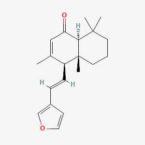 molecular formula C20H26O2 B1253372 Hedychenone CAS No. 56324-54-0