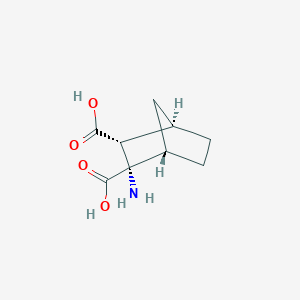 molecular formula C9H13NO4 B12533734 (1S,2S,3R,4R)-2-Aminobicyclo[2.2.1]heptane-2,3-dicarboxylic acid CAS No. 791564-46-0