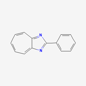 molecular formula C14H10N2 B1253374 2-Phenyl-1,3-diazaazulene 