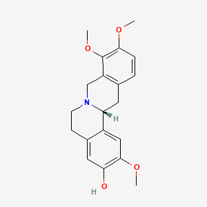 molecular formula C20H23NO4 B1253375 (+)-Corypalmine CAS No. 6018-39-9