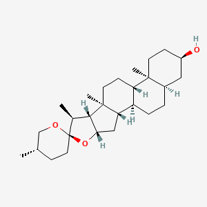 molecular formula C27H44O3 B1253376 Episarsasapogenin CAS No. 470-03-1