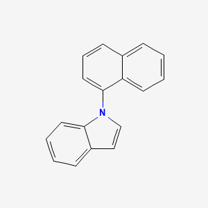 molecular formula C18H13N B12533819 1-Naphthalen-1-yl-1H-indole 