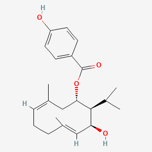 8-p-Hydroxybenzoyl tovarol