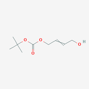 molecular formula C9H16O4 B12533987 tert-Butyl 4-hydroxybut-2-en-1-yl carbonate CAS No. 652150-15-7