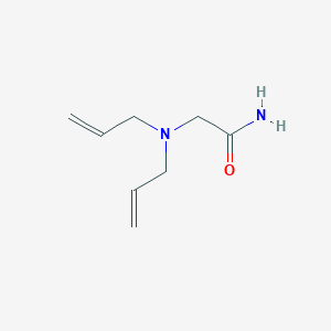 molecular formula C8H14N2O B12533990 N~2~,N~2~-Diallylglycinamide 