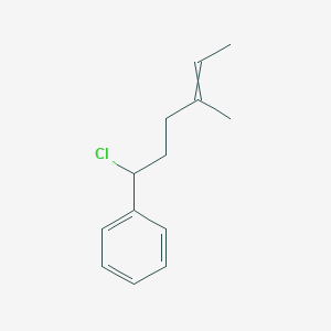molecular formula C13H17Cl B12533997 (1-Chloro-4-methylhex-4-en-1-yl)benzene CAS No. 651332-13-7