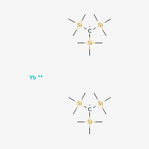 molecular formula C20H54Si6Yb B12534035 Ytterbium, bis[tris(trimethylsilyl)methyl]- CAS No. 661492-41-7