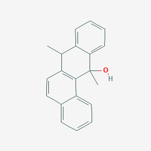 molecular formula C20H18O B12534043 7,12-Dimethyl-7,12-dihydrotetraphen-12-OL CAS No. 666697-43-4