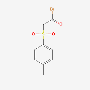 molecular formula C9H9BrO3S B12534045 (4-Methylbenzene-1-sulfonyl)acetyl bromide CAS No. 819079-70-4