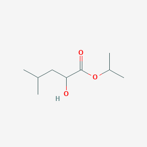 molecular formula C9H18O3 B125341 Isopropyl 2-hydroxy-4-methylpentanoate CAS No. 156276-25-4