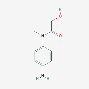 molecular formula C9H12N2O2 B12534141 N-(4-Aminophenyl)-2-hydroxy-N-methylacetamide CAS No. 652140-04-0