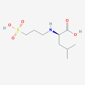 molecular formula C9H19NO5S B12534191 N-(3-Sulfopropyl)-D-leucine CAS No. 819864-24-9