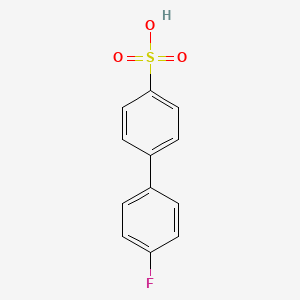 molecular formula C12H9FO3S B12534219 4'-Fluoro[1,1'-biphenyl]-4-sulfonic acid CAS No. 864061-68-7