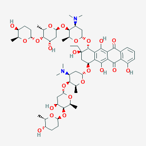 molecular formula C60H88N2O22 B1253422 Cosmomycin D 