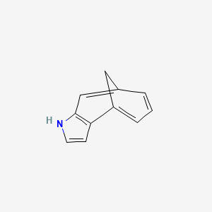 molecular formula C11H9N B12534318 4,8-Methano-1H-cycloocta[B]pyrrole CAS No. 760196-21-2