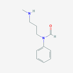 molecular formula C11H16N2O B12534322 N-[3-(Methylamino)propyl]-N-phenylformamide CAS No. 821779-96-8