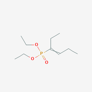 molecular formula C10H21O3P B12534382 Diethyl hex-3-en-3-ylphosphonate CAS No. 673486-01-6