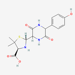molecular formula C16H19N3O5S B1253443 Amoxicillin Diketopiperazine 
