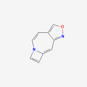 molecular formula C9H6N2O B12534465 Azeto[1,2-a][1,2]oxazolo[3,4-d]azepine CAS No. 753021-64-6