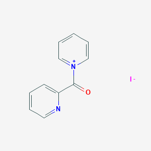molecular formula C11H9IN2O B12534541 1-(Pyridine-2-carbonyl)pyridin-1-ium iodide CAS No. 662148-54-1