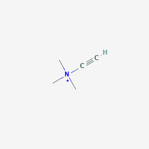molecular formula C5H10N+ B12534570 N,N,N-Trimethylethynaminium CAS No. 673458-48-5
