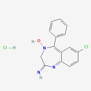 molecular formula C15H13Cl2N3O B1253460 Norchlordiazepoxide 