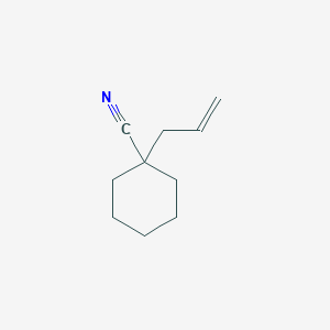 molecular formula C10H15N B12534777 1-Allyl-cyclohexanecarbonitrile CAS No. 676132-37-9