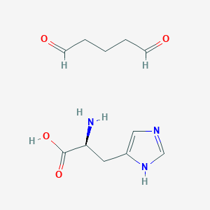 molecular formula C11H17N3O4 B12534818 L-Histidine--pentanedial (1/1) CAS No. 667864-75-7