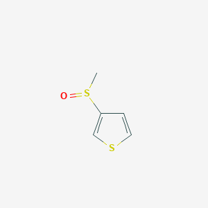 molecular formula C5H6OS2 B12534823 3-(Methylsulfinyl)thiophene 