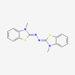 molecular formula C16H14N4S2 B1253500 3-Methyl-2-benzothiazolinone azine 