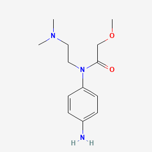 molecular formula C13H21N3O2 B12535034 N-(4-Aminophenyl)-N-[2-(dimethylamino)ethyl]-2-methoxyacetamide CAS No. 652139-70-3