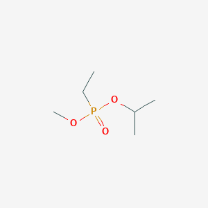 molecular formula C6H15O3P B12535052 Phosphonic acid, ethyl-, methyl 1-methylethyl ester CAS No. 141968-53-8