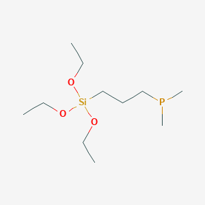 molecular formula C11H27O3PSi B12535085 Dimethyl[3-(triethoxysilyl)propyl]phosphane CAS No. 719300-31-9