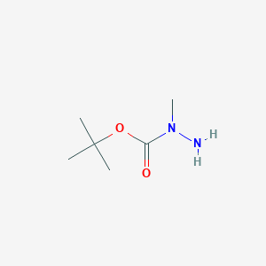 molecular formula C6H14N2O2 B125352 1-Boc-1-methylhydrazine CAS No. 21075-83-2