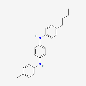 molecular formula C23H26N2 B12535305 N~1~-(4-Butylphenyl)-N~4~-(4-methylphenyl)benzene-1,4-diamine CAS No. 677776-19-1