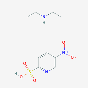 molecular formula C9H15N3O5S B12535352 N-ethylethanamine;5-nitropyridine-2-sulfonic acid CAS No. 681462-82-8