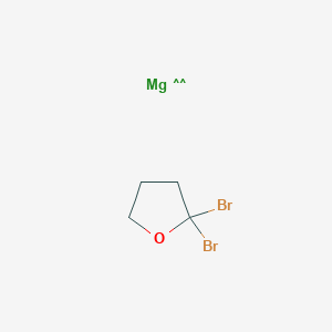 molecular formula C4H6Br2MgO B12535358 CID 71376380 CAS No. 652155-93-6