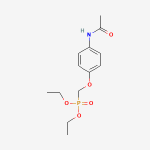 molecular formula C13H20NO5P B12535405 Diethyl [(4-acetamidophenoxy)methyl]phosphonate CAS No. 797763-23-6