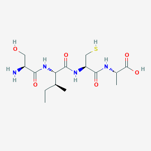 molecular formula C15H28N4O6S B12535586 L-Seryl-L-isoleucyl-L-cysteinyl-L-alanine CAS No. 798541-15-8